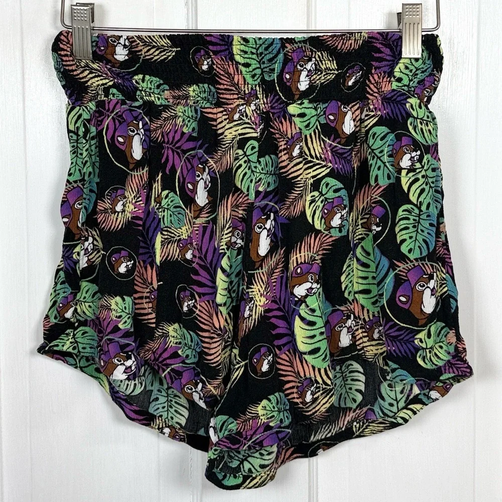Bucee’s Women’s 2-Piece Short Tank Set in Flounce Palm Print W2209 Sz M